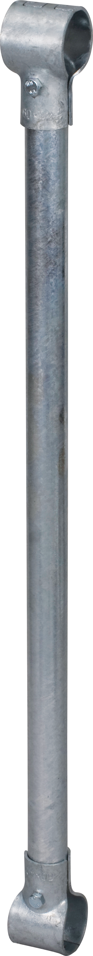 Zusatzstange mit 2 T-Schellen, 1 1/2" x 1 1/4"