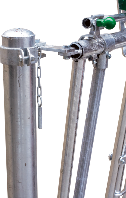 Abstandhalter zur Schrägstellung aller Fressgitter