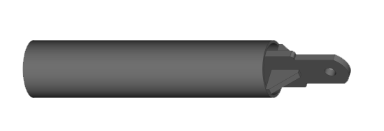 Einschub Standard Rohr 88,9 x 4 mm