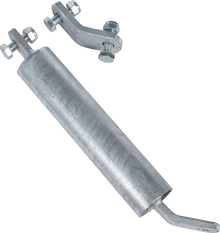 Schrägstellsatz für Futtertischabtrennung Maße Lasche (BxH): 50 x 10 mm