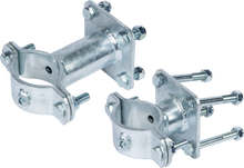 Montage-Set für Liegeboxenbügel Prima an Pfosten d=76 mm