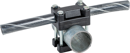 Kreuzklemme für flexibles Nackenseil