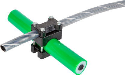 Kreuzklemme für flexibles Nackenseil