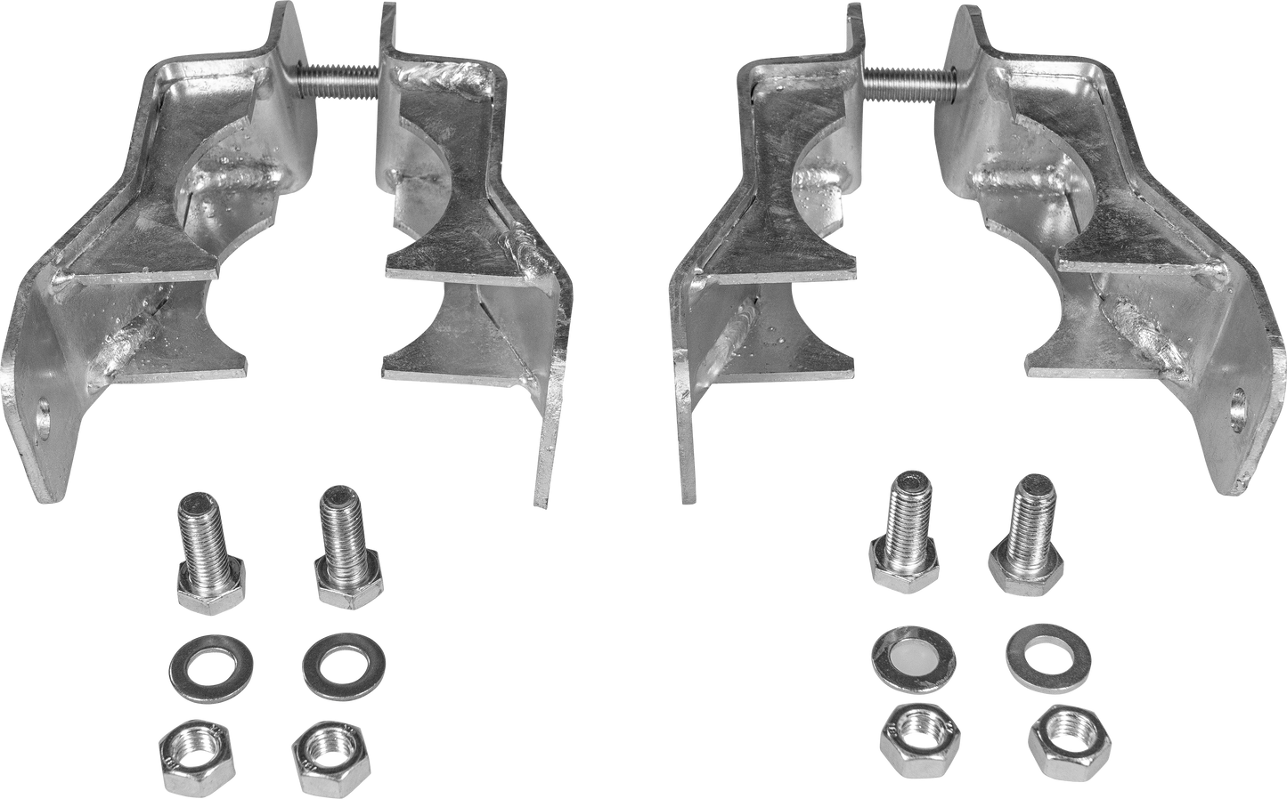 Halter für Schwingbürste an Pfosten