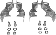 Halter für Schwingbürste an Pfosten
