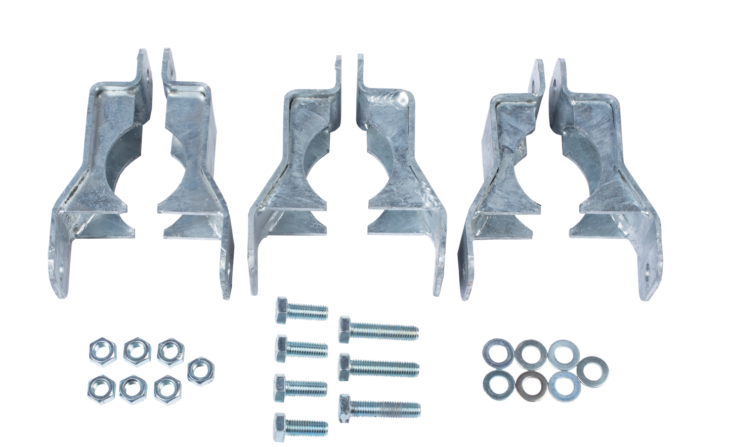 Halter für Schwingbürste an Pfosten