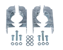Halter für Schwingbürste an Pfosten