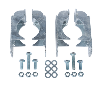 Halter für Schwingbürste an Pfosten