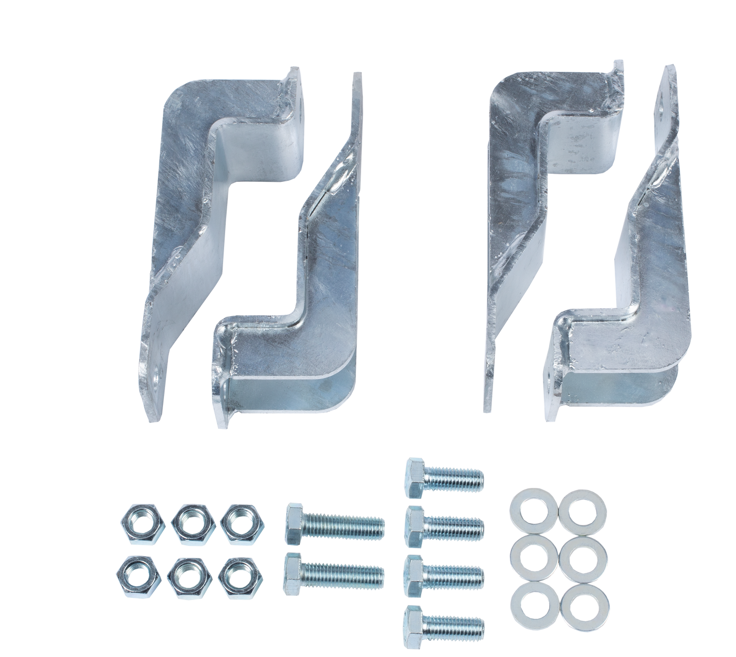 Halter für Schwingbürste an Pfosten