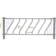 Schrägfressgitter Jungvieh