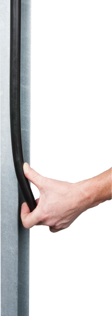 PVC-Schutzprofil für Metallpfosten Länge 50 cm