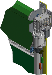 Elektro-Antrieb Agrartor PLUS 400 V mit Steuerbox und 2. Schalter 400 Watt
