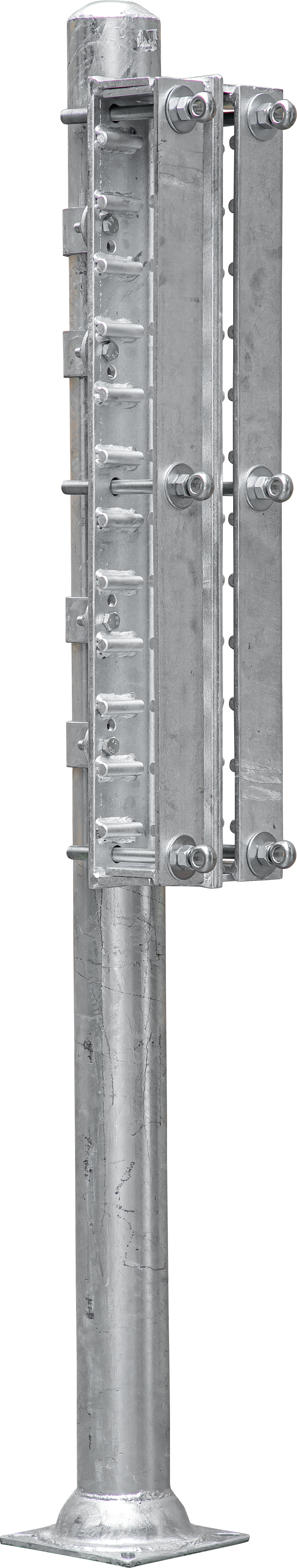 Halter für Futtertischabtrennung Bullen