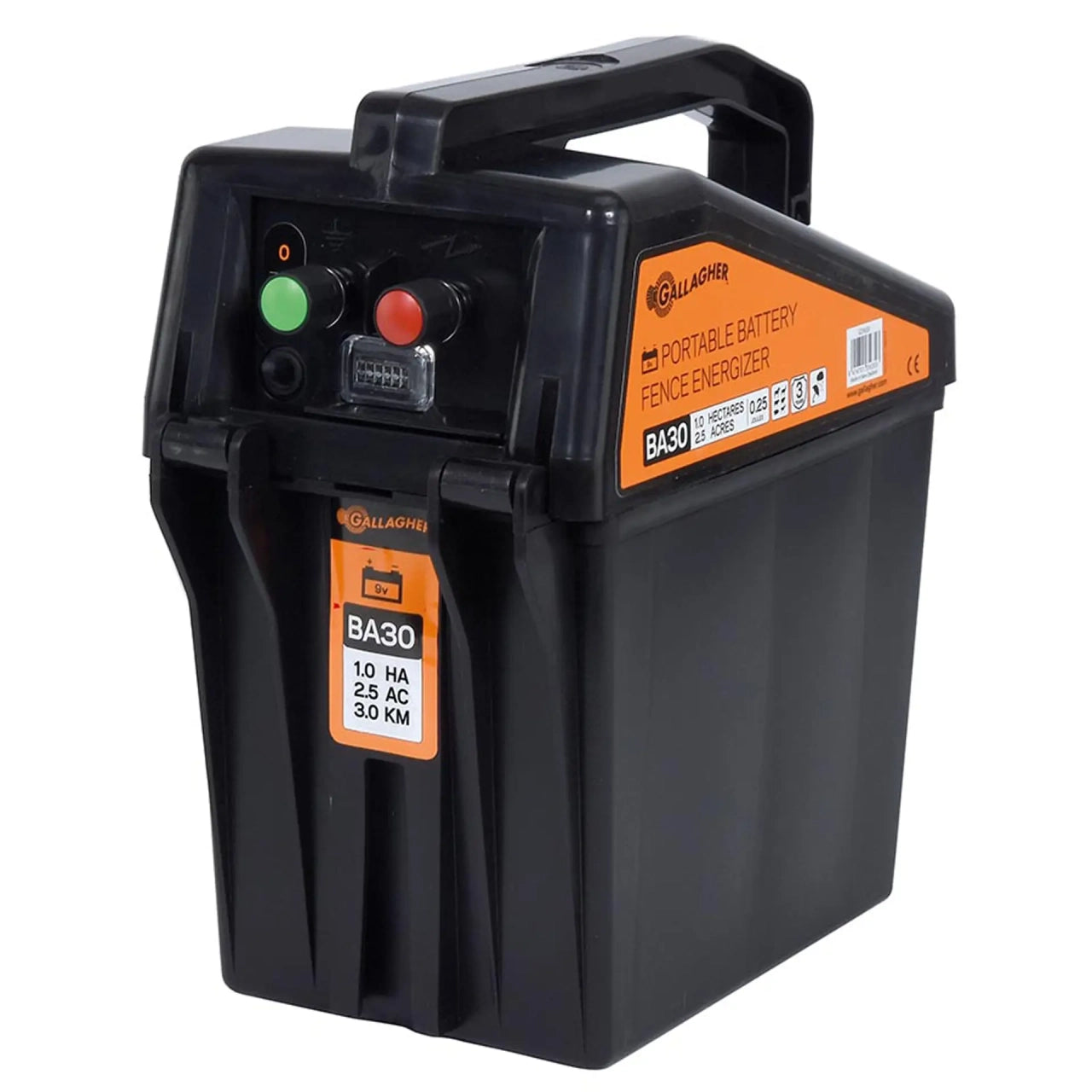 BA30 9V Batterie-Weidezaungerät (0,25J - 9V/12V) mit gratis 55Ah Batterie