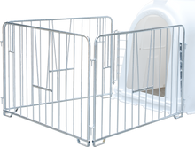 Umzäunung 1,5 m x 1.5 m, vz, für Kälberhütte Ministar/Logistar