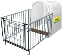Einraum Kälberhütte Standard mit Umzäunung