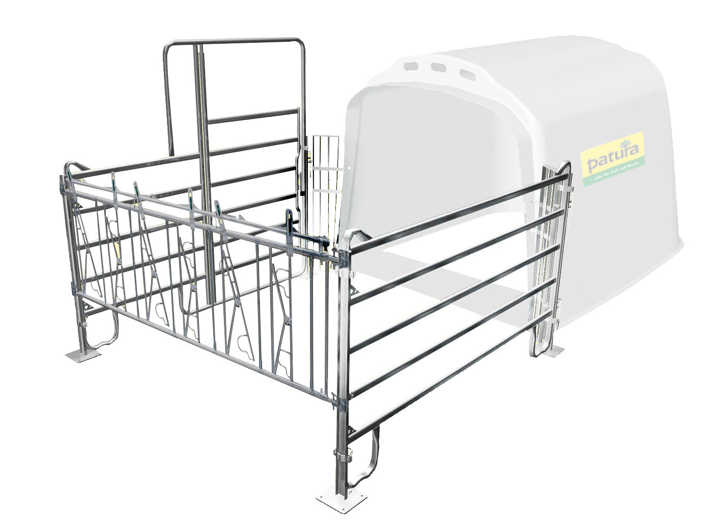 Umzäunung für Kälberhütte XL