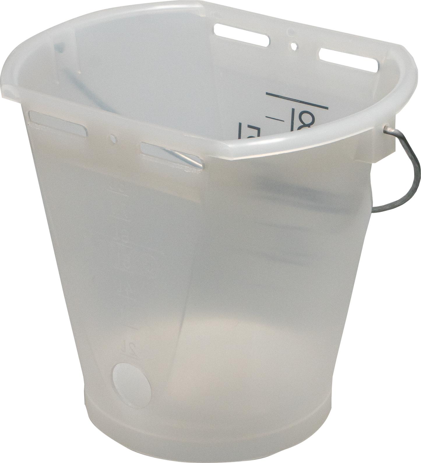 Nuckel-Tränkeeimer 9 l, transparent