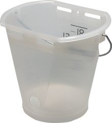 Nuckel-Tränkeeimer 9 l, transparent