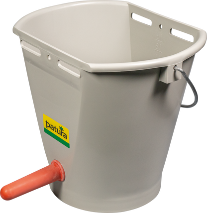 Nuckel-Tränkeeimer 9 l, grau