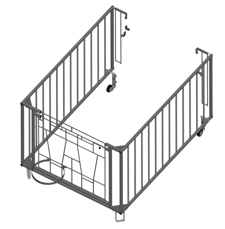 Umzäunung für Kälberhütten Comfort und Standard