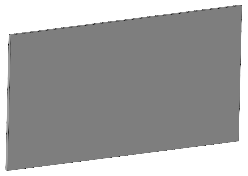 Vorderwand Kälber-Auto Maxi und Mini 95x47x1,2cm (LxBxH) Für Version Mini muss eingekürzt werden