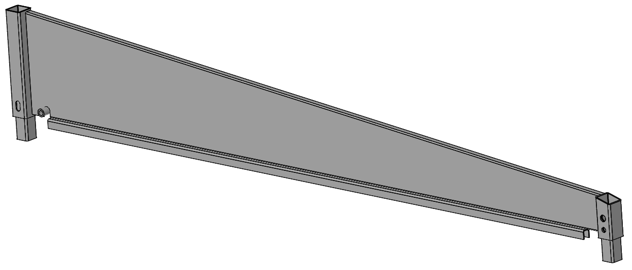 Seitenteil für Dach, links Kälber-Auto Maxi