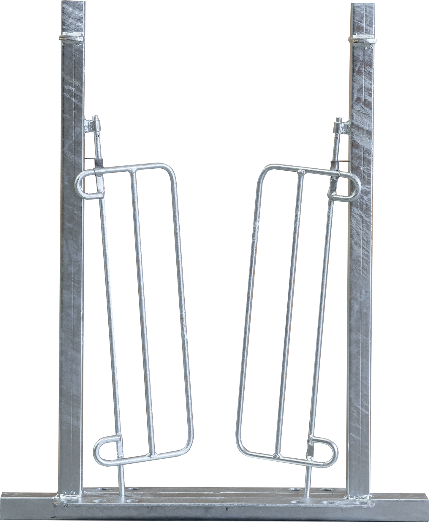 Rücklaufsperre im Treibgangrahmen für Fang- und Behandlungsanlagen für Schafe, verzinkt