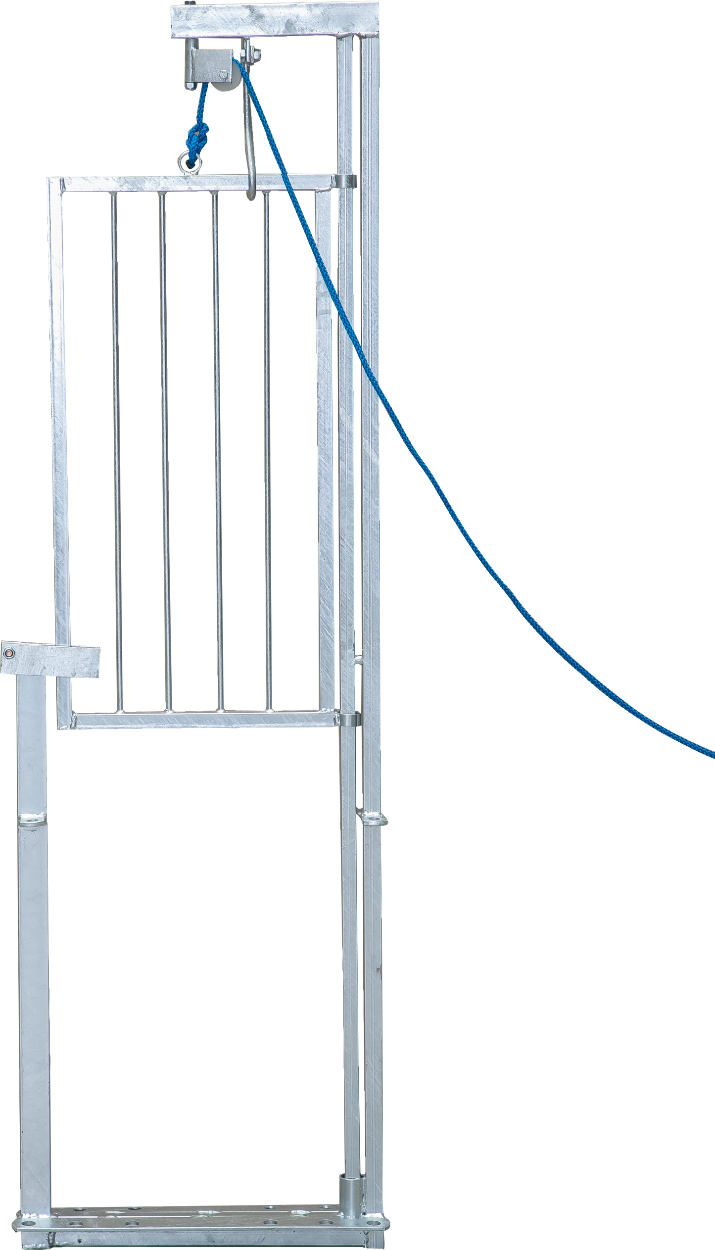 Falltor mit Seilbetätigung, für Schaf Fanganlagen, verzinkt