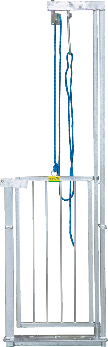 Falltor mit Seilbetätigung, für Schaf Fanganlagen, verzinkt