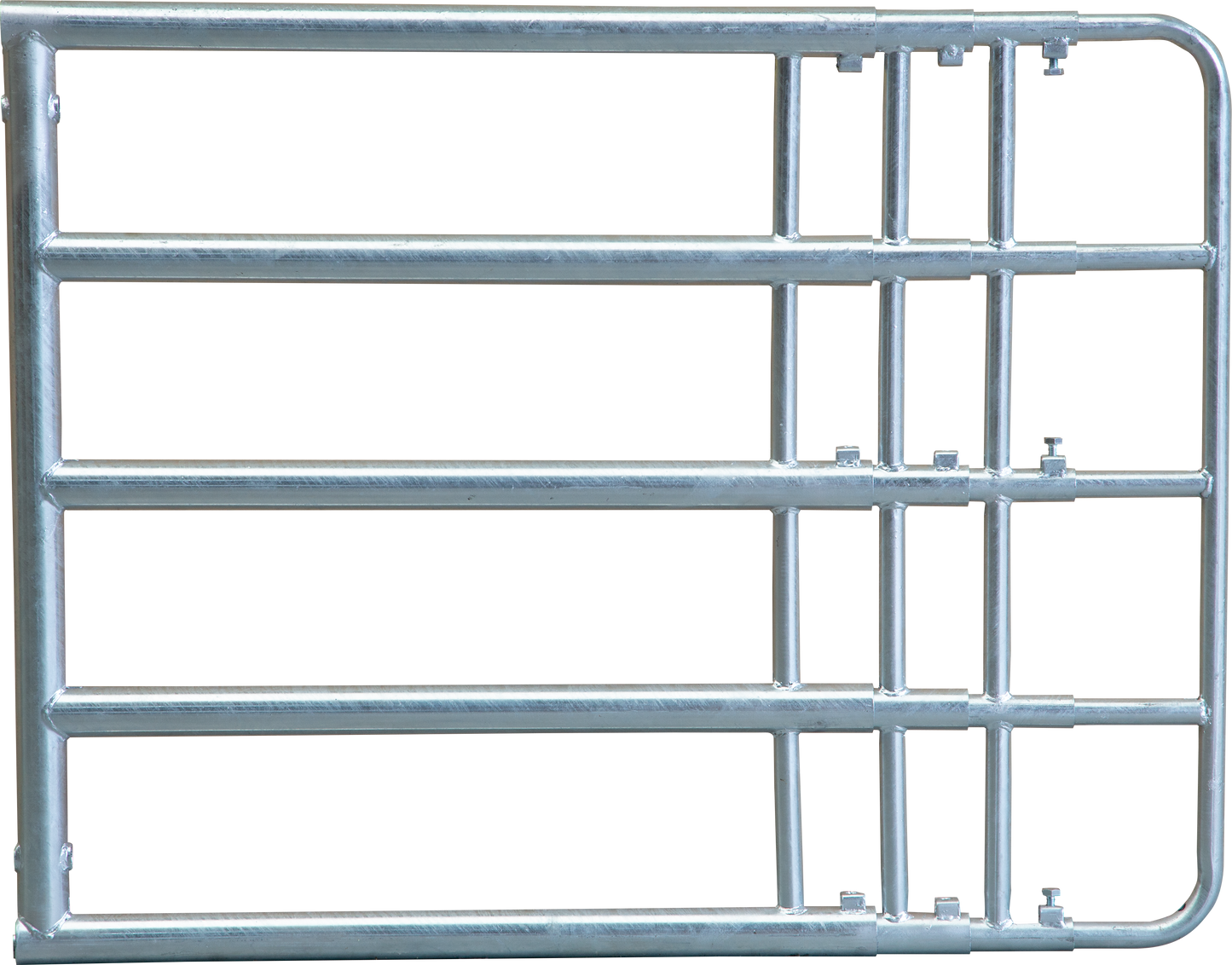 Dreifach verstellbares Weidezauntor Compact, Länge 1,25 - 3,00 m, Höhe 90 cm inkl. Montageteile