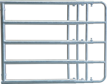 Dreifach verstellbares Weidezauntor Compact, Länge 1,25 - 3,00 m, Höhe 90 cm inkl. Montageteile