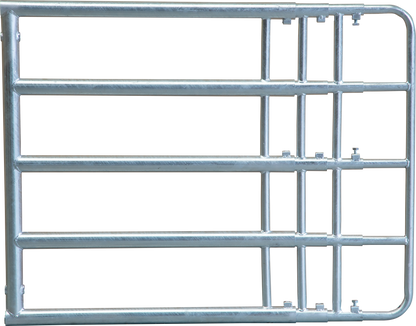 Dreifach verstellbares Weidezauntor Compact, Länge 1,25 - 3,00 m, Höhe 90 cm inkl. Montageteile