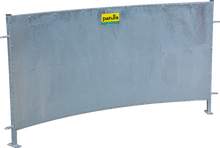 Kurvenhorde, blechverkleidet, Höhe 1,00 m