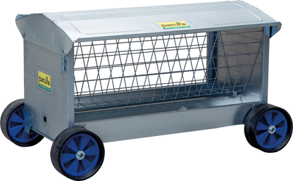 Heuraufe auf Rädern