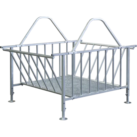 Viereckraufe Standard, 28 Fressplätze verzinkt