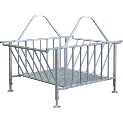 Viereckraufe Standard, 28 Fressplätze verzinkt