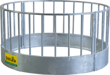 Rundraufe für Schafe, 28 Plätze verzinkt, 2-teilig