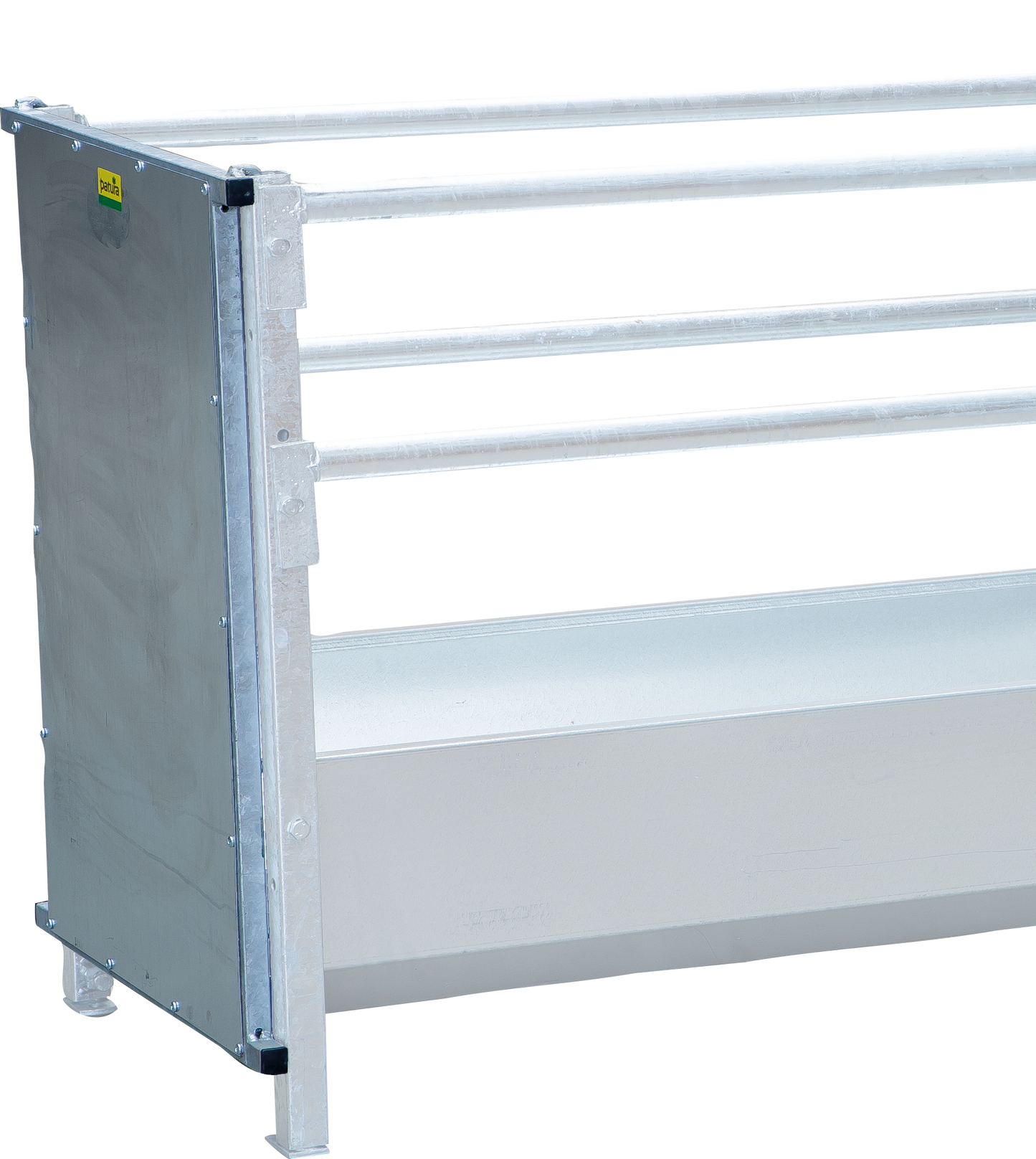 Endstück für Gangtrog zum Einhängen verzinkt, für Schafe