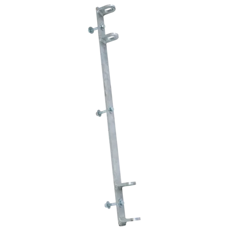 Anschraubleiste, Raster 57 cm Länge 70 cm mit angeschweißten Laschen