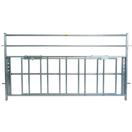 Abtrennung mit verstellb. Lämmerschlupf L= 1,89 m, H= 1,00 m