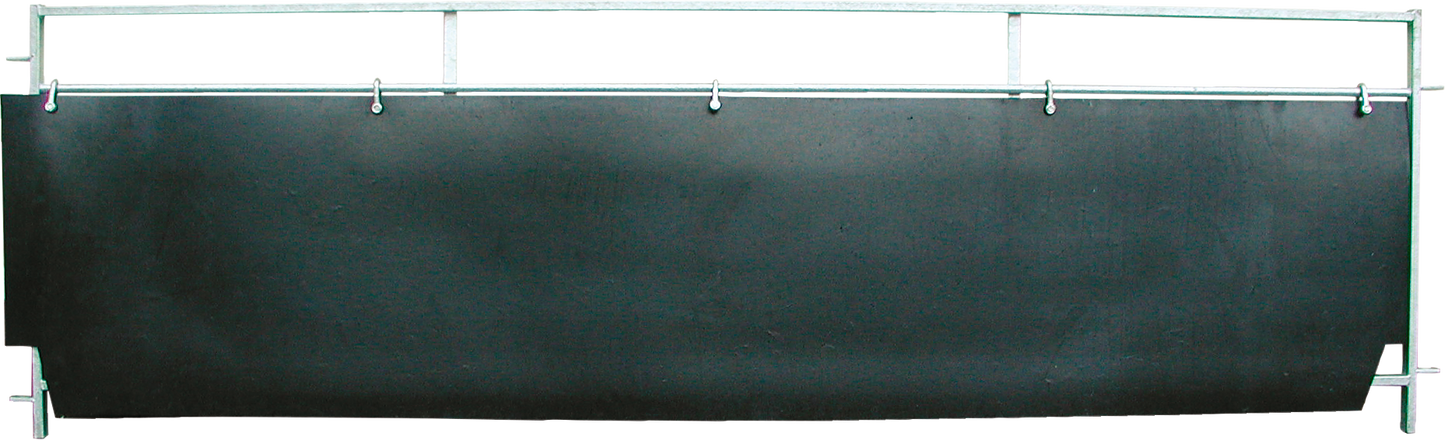 Gummi-Wandverkleidung, L= 2,98 m, H= 63 cm (2 Stück)