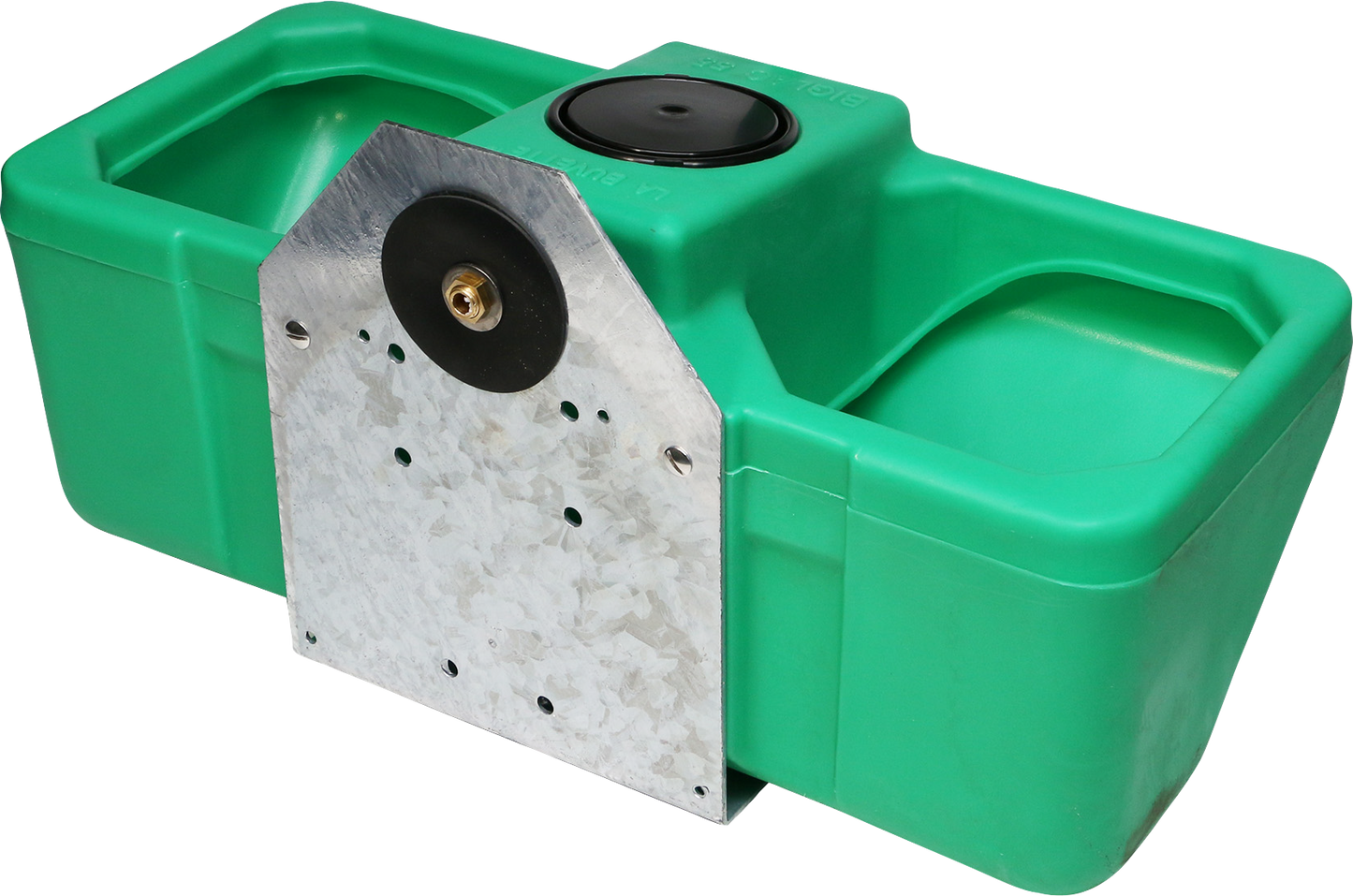 Anbau-Doppeltränke Mod. Biglac 55 T Inhalt 55 l, Niederdruck-Schwimmerventil