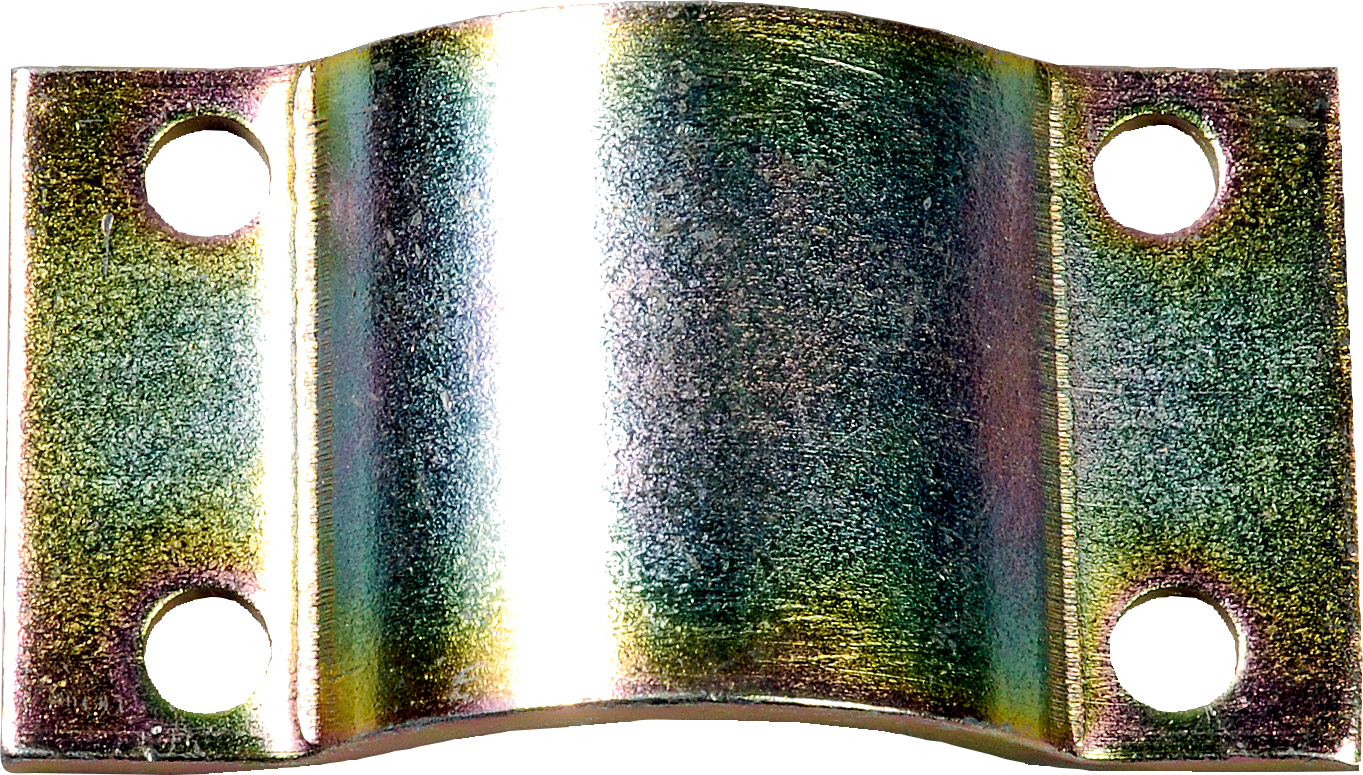 Befestigungsplatte für Pfosten 1 1/2" bis 2", ohne Schrauben