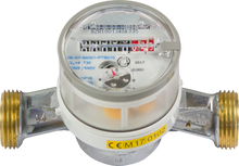 Wassermengenzähler für 3/4 Zoll Umlaufleitung mit 1" Anschlüssen