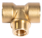 T-Stück 3/4" für Zungen-Becken A30/A31 aus Messing