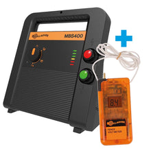 MBS400 Multipower-Weidezaungerät (4,0J - 230V/12V/Solar) mit gratis Voltmeter