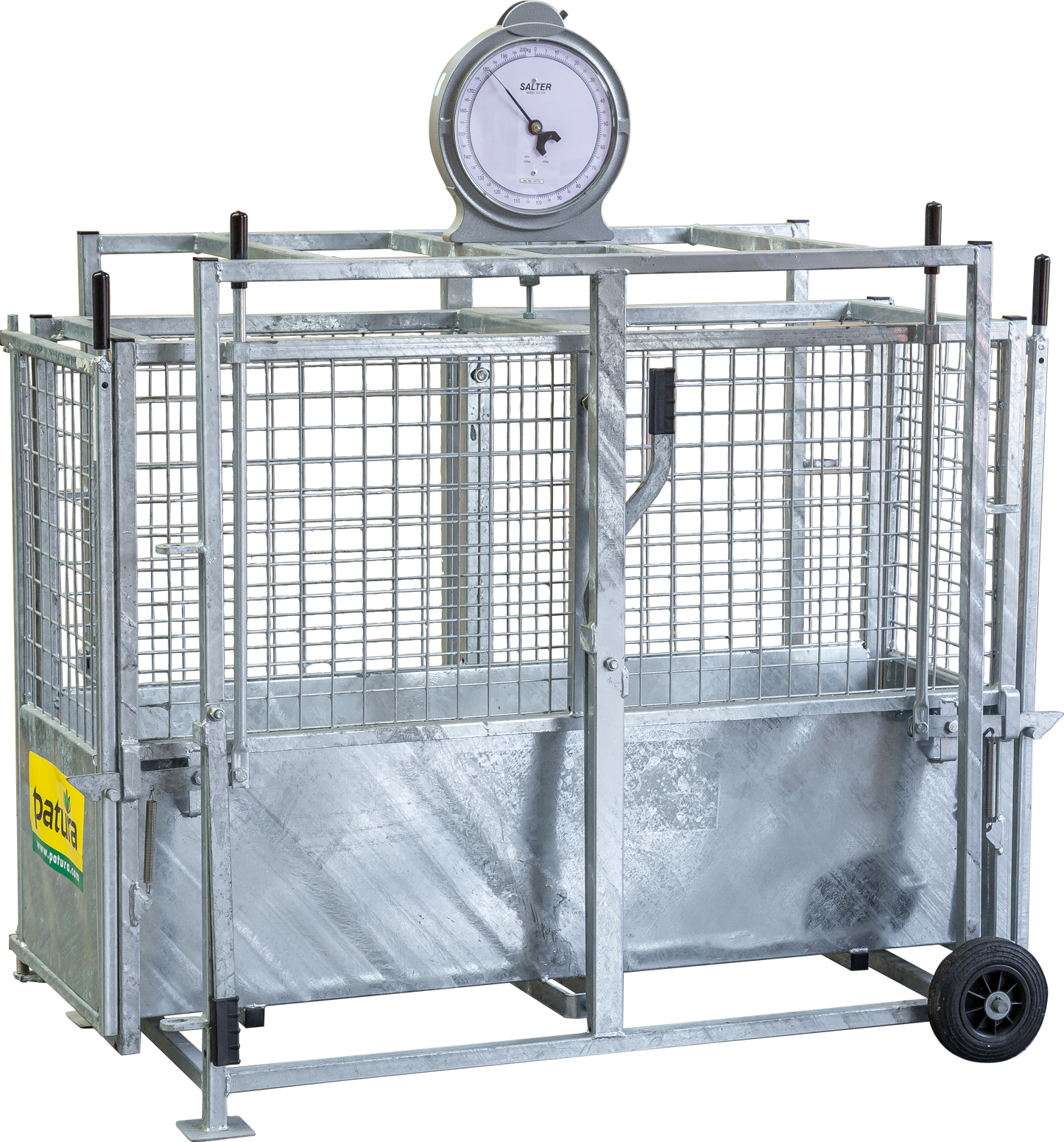 Mechanische Waage für Schafe und Kälber inkl. analoger Zugwaage