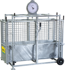 Mechanische Waage für Schafe und Kälber inkl. analoger Zugwaage