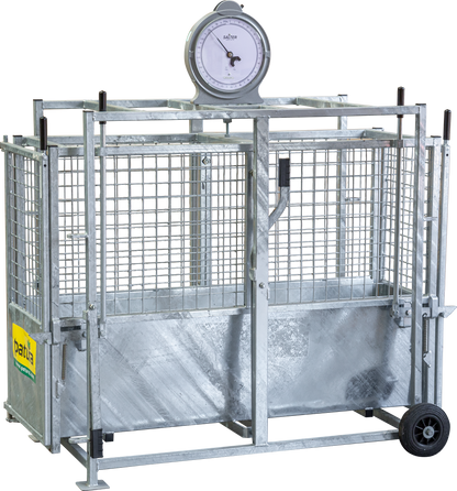 Mechanische Waage für Schafe und Kälber inkl. analoger Zugwaage